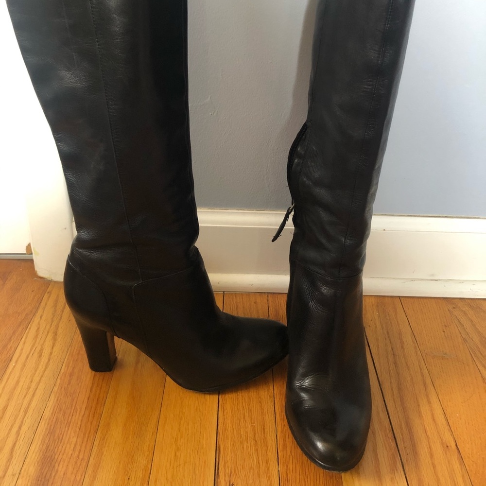 Sam Edelman tall knee black boots